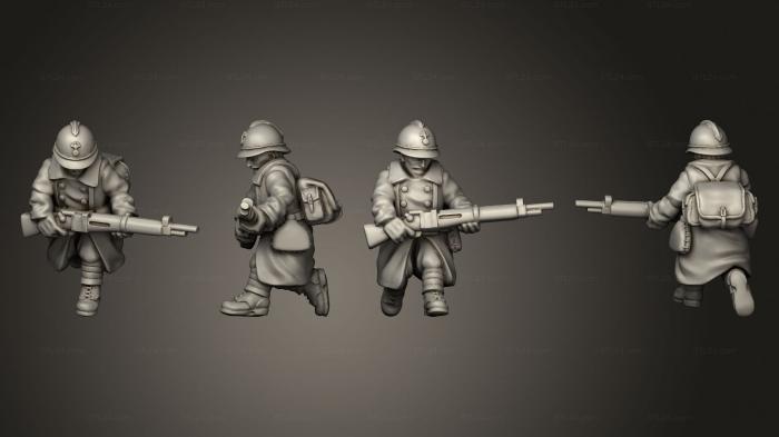 Military figurines (RIFLEMAN 03, STKW_11625) 3D models for cnc