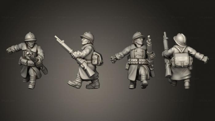 Military figurines (RIFLEMAN 07, STKW_11629) 3D models for cnc