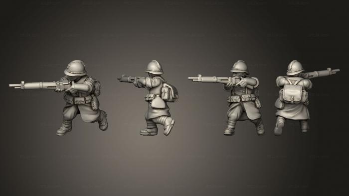 Military figurines (RIFLEMAN 09, STKW_11631) 3D models for cnc