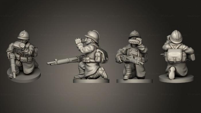 Military figurines (RIFLEMAN 10, STKW_11632) 3D models for cnc