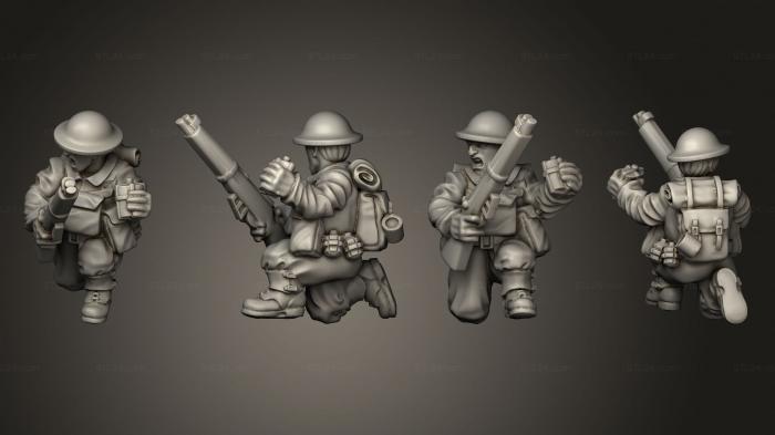 Military figurines (RIFLEMAN 13, STKW_11634) 3D models for cnc