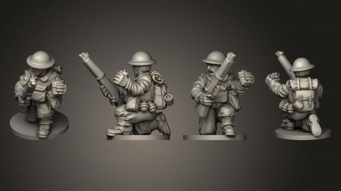 Military figurines (RIFLEMAN 14, STKW_11635) 3D models for cnc