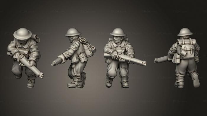 Military figurines (RIFLEMAN 16, STKW_11636) 3D models for cnc