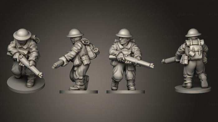 Military figurines (RIFLEMAN 17, STKW_11637) 3D models for cnc