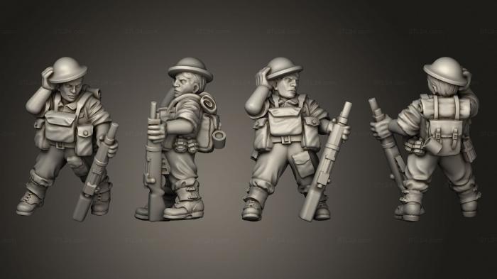 Military figurines (RIFLEMAN 19, STKW_11638) 3D models for cnc