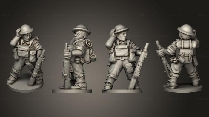 Military figurines (RIFLEMAN 20, STKW_11639) 3D models for cnc