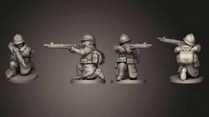 Military figurines (RIFLEMAN 42, STKW_11655) 3D models for cnc