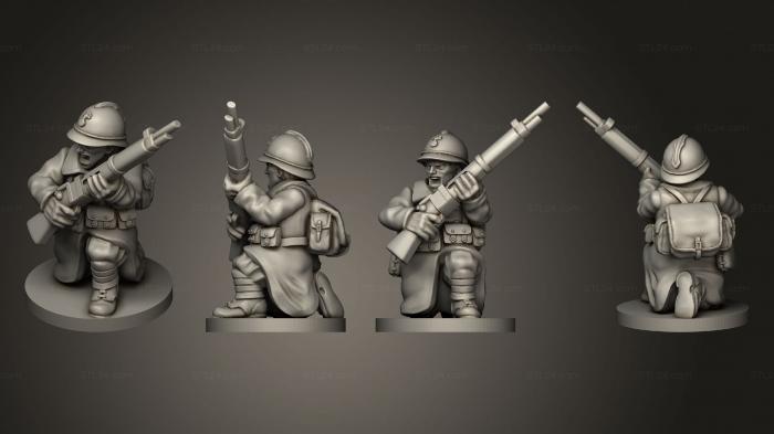 Military figurines (RIFLEMAN 46, STKW_11657) 3D models for cnc