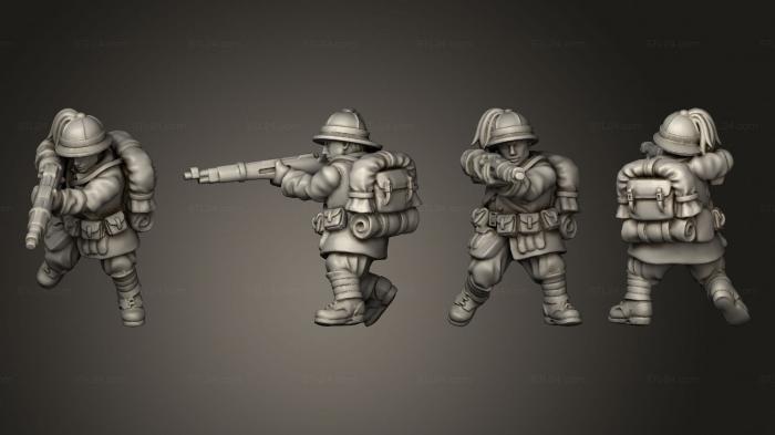 Military figurines (RIFLEMAN 64, STKW_11670) 3D models for cnc