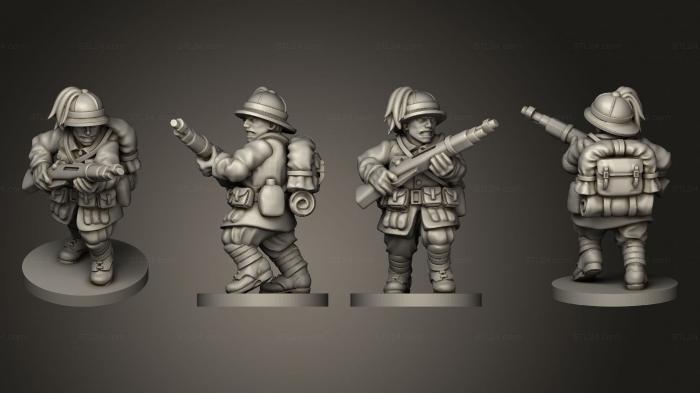 Military figurines (RIFLEMAN 67, STKW_11673) 3D models for cnc
