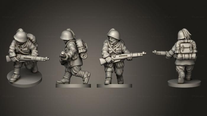 Military figurines (RIFLEMAN 69, STKW_11675) 3D models for cnc