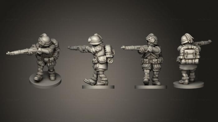 Military figurines (RIFLEMAN 73, STKW_11679) 3D models for cnc