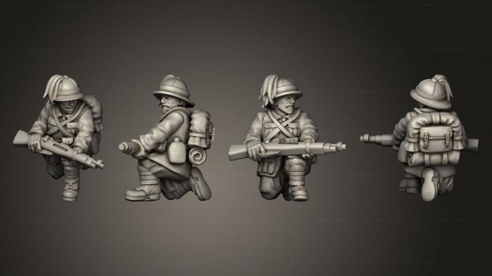 Military figurines (RIFLEMAN 74, STKW_11680) 3D models for cnc