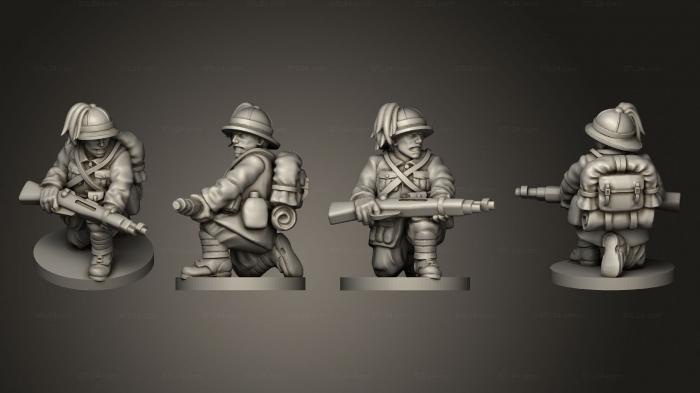 Military figurines (RIFLEMAN 75, STKW_11681) 3D models for cnc