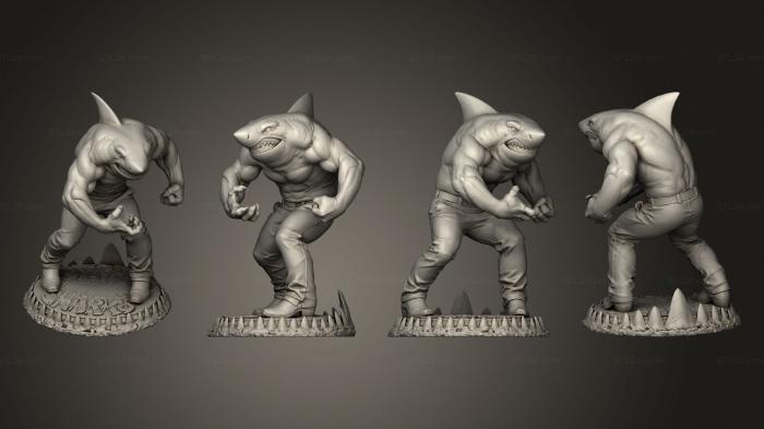 Military figurines (Ripster Street Sharks, STKW_11694) 3D models for cnc
