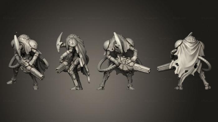 Military figurines (RL Warrior 02, STKW_11722) 3D models for cnc