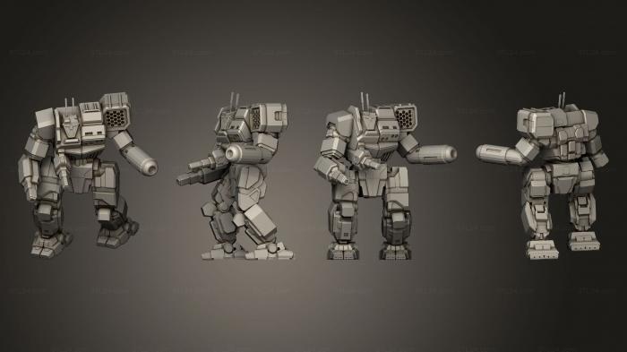 Military figurines (Robot ON 1 IIC 4, STKW_11741) 3D models for cnc