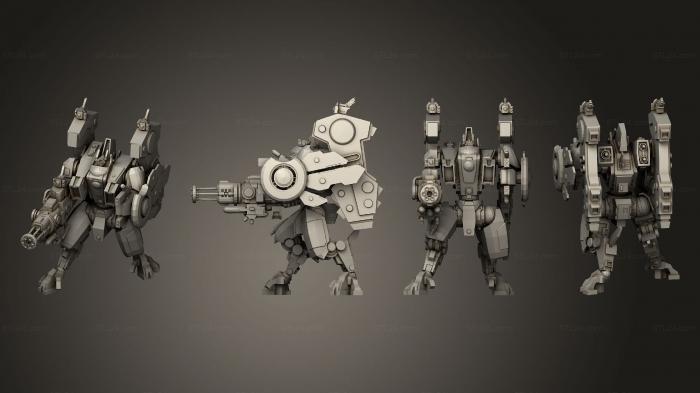 Military figurines (robot Riptide, STKW_11742) 3D models for cnc