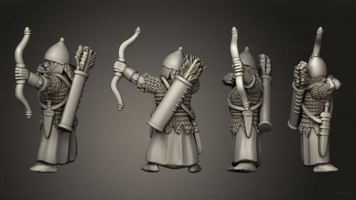Military figurines (ROMAN EASTERN ARCHER D, STKW_11759) 3D models for cnc