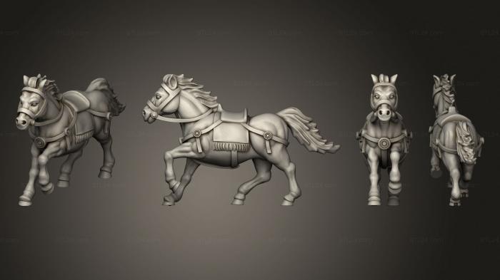 Military figurines (ROMAN HORSE A, STKW_11764) 3D models for cnc
