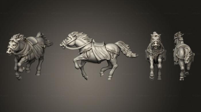 Military figurines (ROMAN HORSE B, STKW_11765) 3D models for cnc