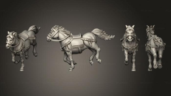 Military figurines (ROMAN HORSE D, STKW_11767) 3D models for cnc