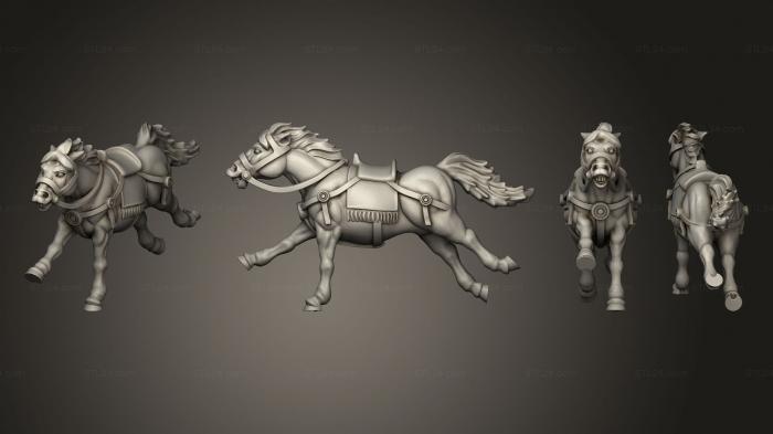 Military figurines (ROMAN HORSE E, STKW_11768) 3D models for cnc