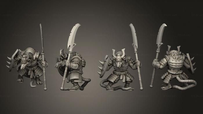 Military figurines (Ronin Warrior 14, STKW_11792) 3D models for cnc