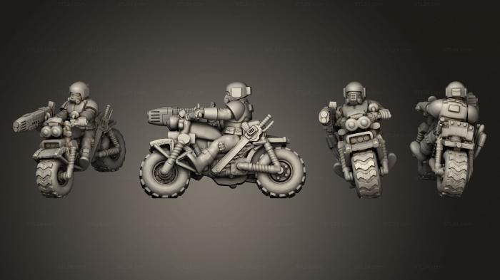 Military figurines (rough ride riders 2, STKW_11803) 3D models for cnc