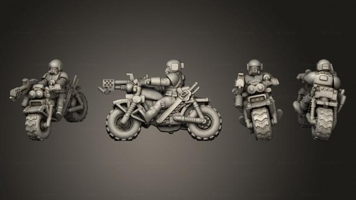 Military figurines (rough ride riders, STKW_11804) 3D models for cnc