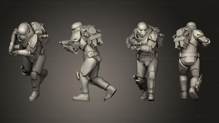 Military figurines (Rough Rider Brute G, STKW_11807) 3D models for cnc