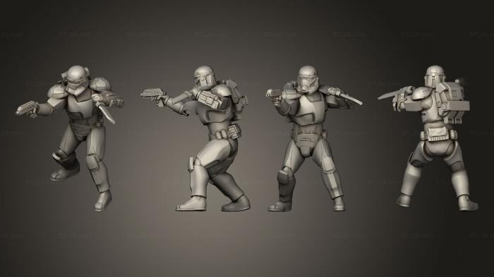Military figurines (RoughRider leader, STKW_11809) 3D models for cnc