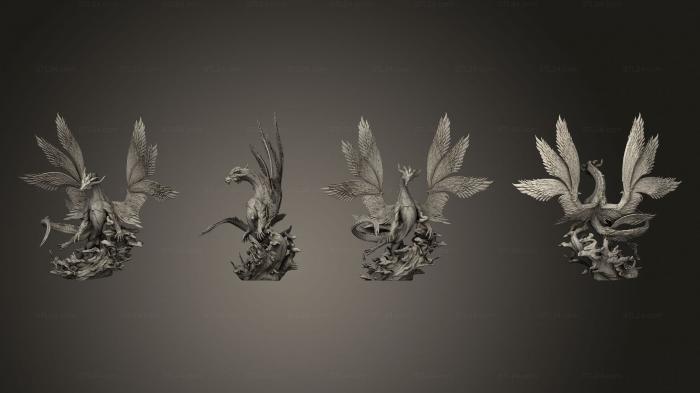 Military figurines (Royal Feathered Dragon, STKW_11832) 3D models for cnc