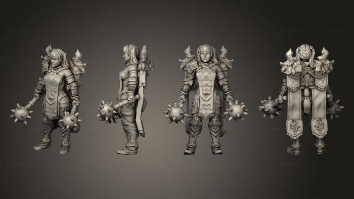 Military figurines (Royal Guard Samira, STKW_11847) 3D models for cnc