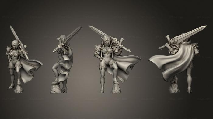 Military figurines (Royal Guard Zeera, STKW_11853) 3D models for cnc