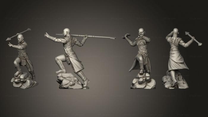 Military figurines (Royal Sister Warriors 01, STKW_11855) 3D models for cnc