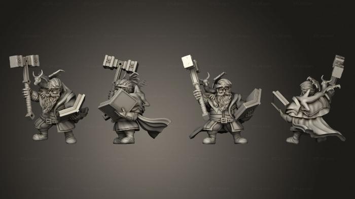 Military figurines (Rune Lord 1, STKW_11870) 3D models for cnc