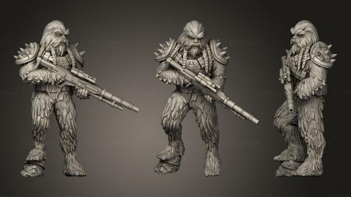 Military figurines (Heavy Gladiator Mercenary, STKW_1188) 3D models for cnc