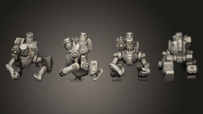 Military figurines (Rust Bucket 01, STKW_11887) 3D models for cnc