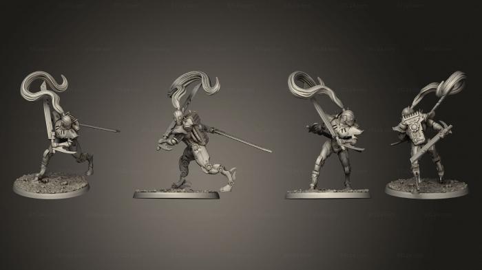 Military figurines (Sabreurs 07, STKW_11900) 3D models for cnc