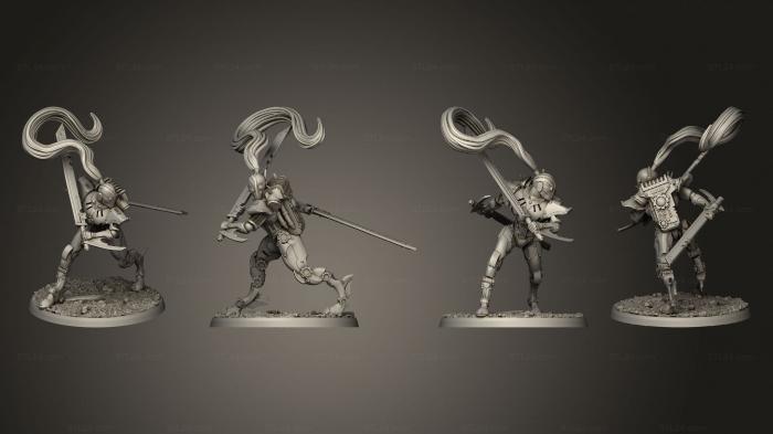 Military figurines (Sabreurs 08, STKW_11901) 3D models for cnc