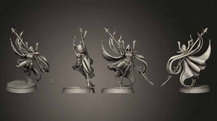 Military figurines (Saevel Prophet of the Flame, STKW_11905) 3D models for cnc