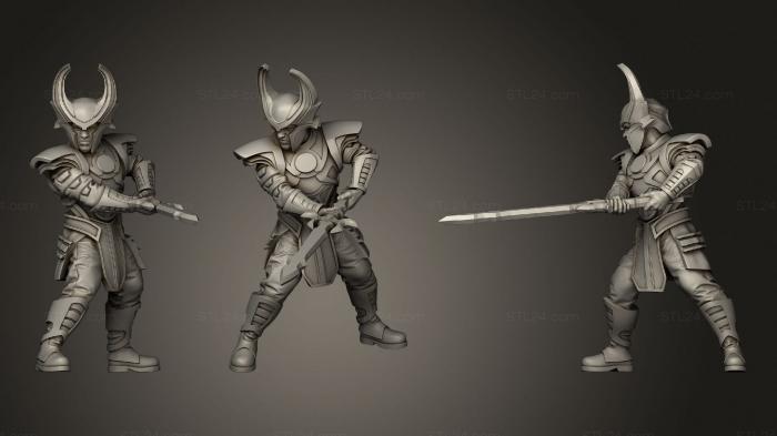 Military figurines (Heimdal Gatekeeper 3, STKW_1192) 3D models for cnc