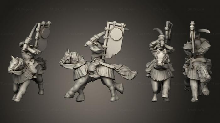 Military figurines (Samurai Cavalry 05, STKW_11936) 3D models for cnc