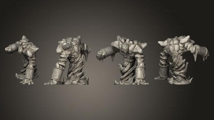 Military figurines (Sand Golem, STKW_11960) 3D models for cnc
