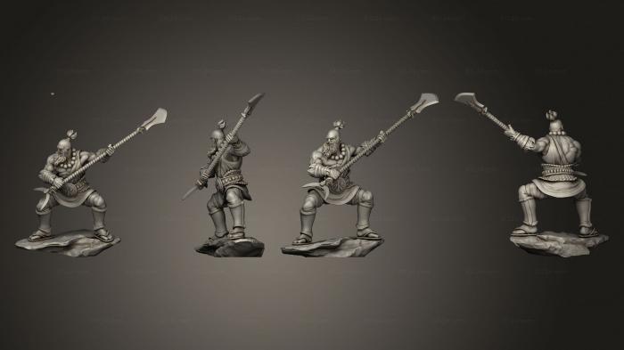 Military figurines (Sandy Attacking, STKW_11968) 3D models for cnc