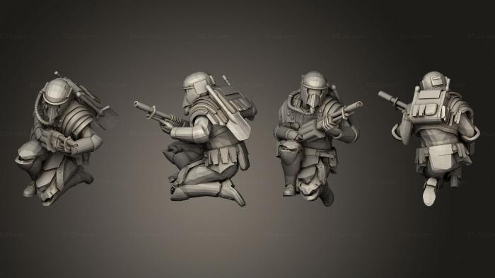 Military figurines (Sapper Shotgun 3, STKW_11975) 3D models for cnc