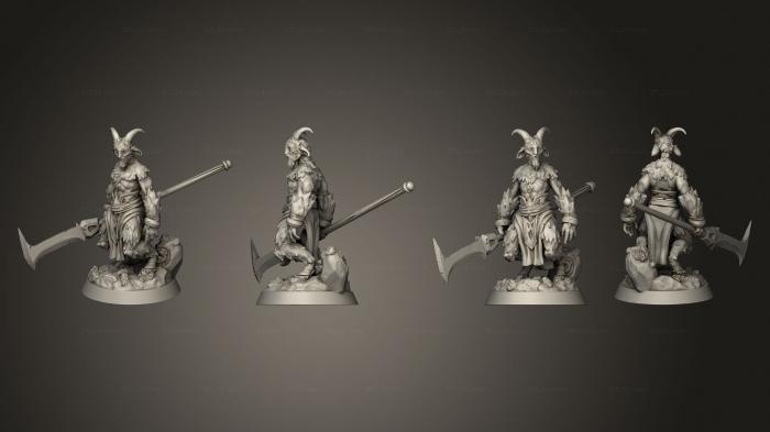 Military figurines (satyr champion, STKW_11996) 3D models for cnc