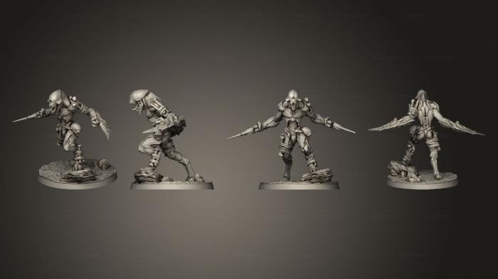 Military figurines (Savage Lesser Demon 02, STKW_12040) 3D models for cnc