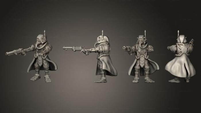 Military figurines (Scavenger Stalker 01, STKW_12072) 3D models for cnc